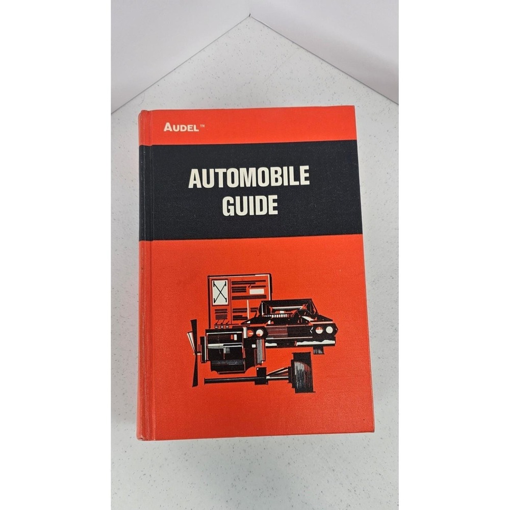Audel Automobile Guide 1969 Vintage Auto Repair Manual Illustrated HC